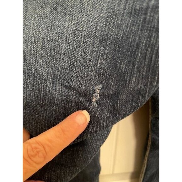 Silver Jeans Co. WOMEN'S Tuesday Mid-Rise Bootcut Denim Jeans SZ 20/L33 WORN-IN - Picture 8 of 16